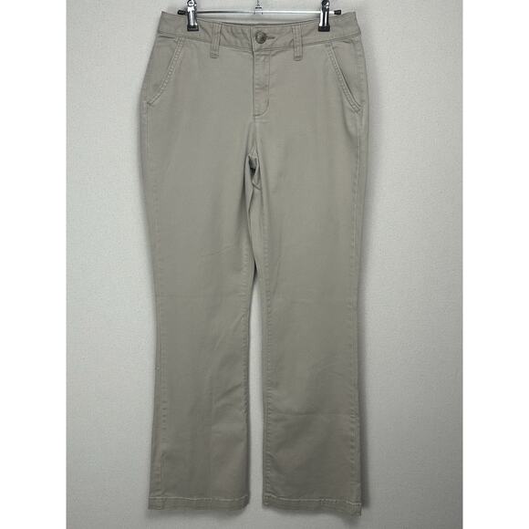 Aeropostale Women's Pants Khaki Size 4R Chino Mid Rise Cotton/Spandex Uniform - Picture 1 of 13